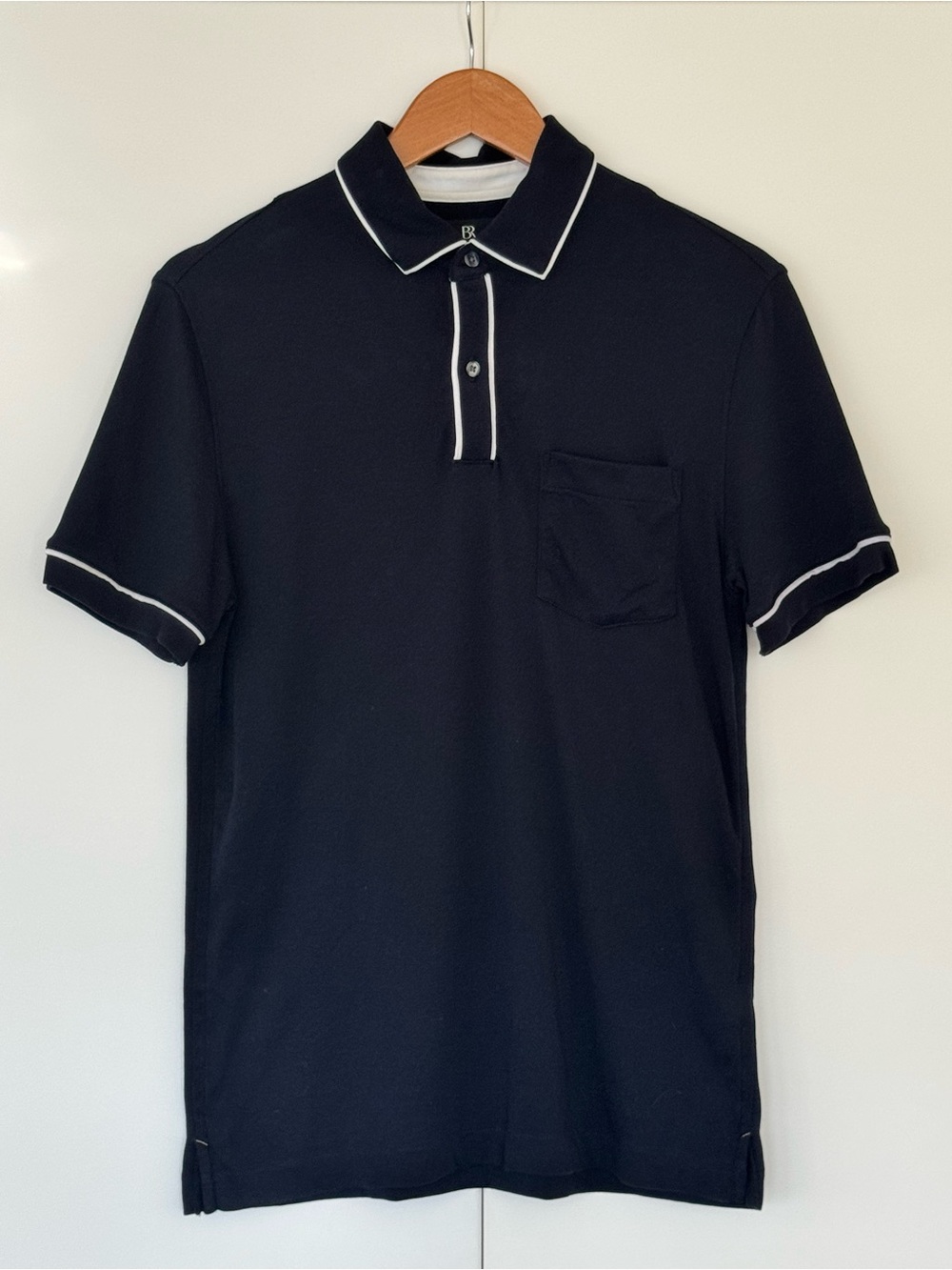 Banana Republic Supima Cotton Polo Shirt – Navy, Size S